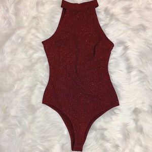 Burgundy Bodysuit